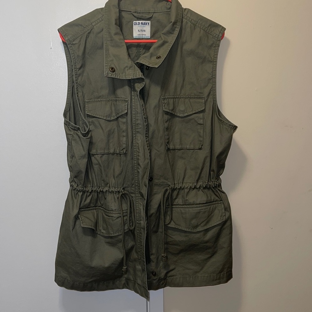 Olive Green Vest